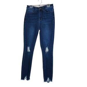 California Vintage Distressed Stretchy Skinny Jeans Sz 5/27